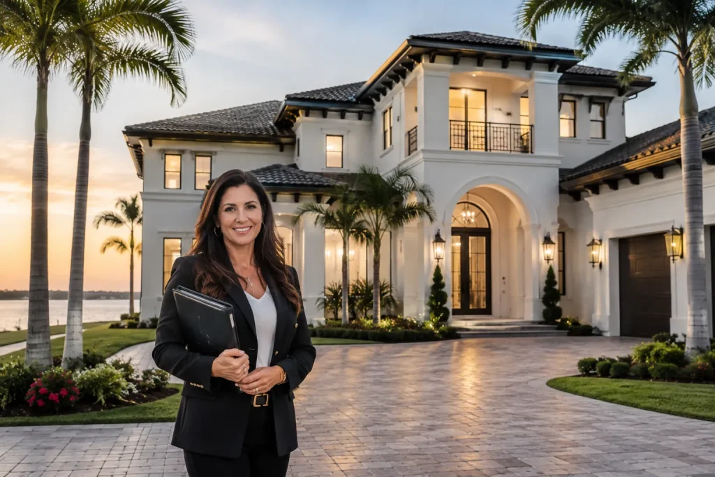 Luxury waterfront estate representing Tampa Bay real estate